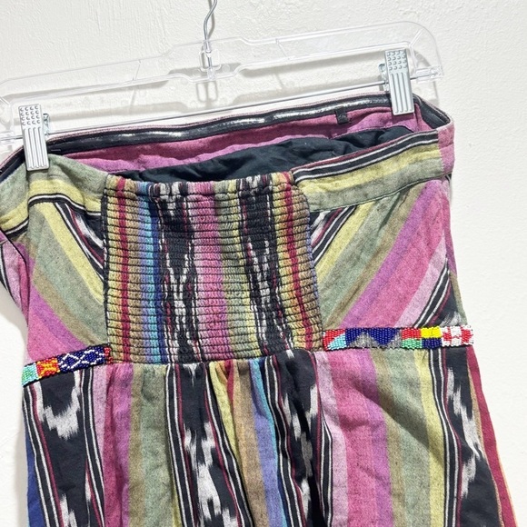 EDMÉ & ESYLLTE ANTHROPOLOGIE Women’s Strapless Beaded Waist PUEBLO Dress Size 4 - Picture 9 of 12